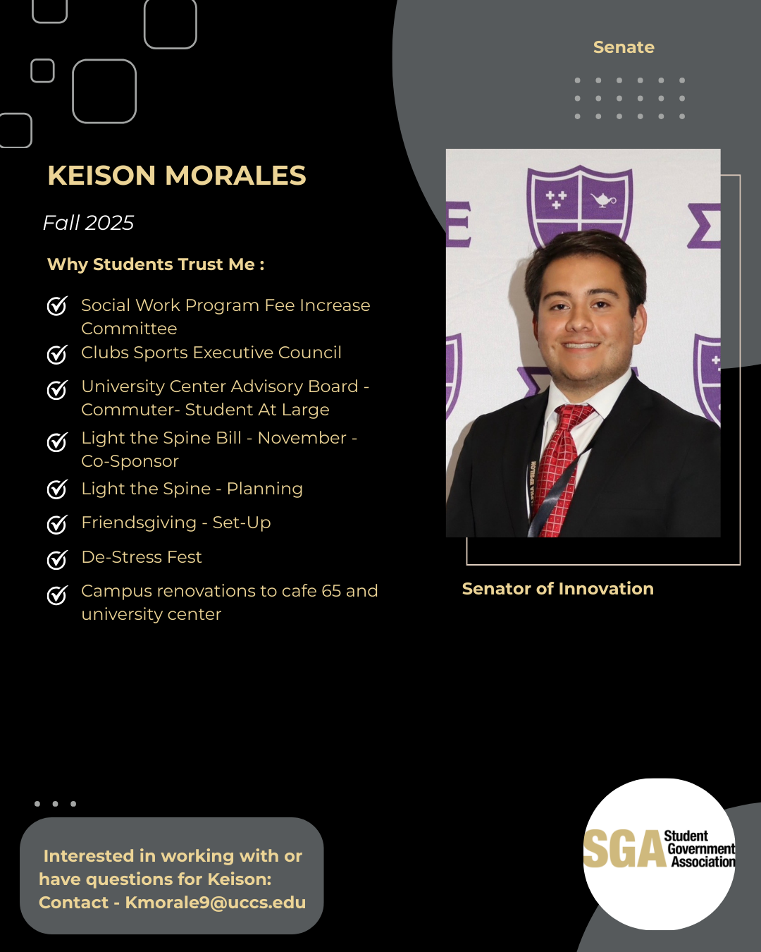 SGA Report for Keison Morales
