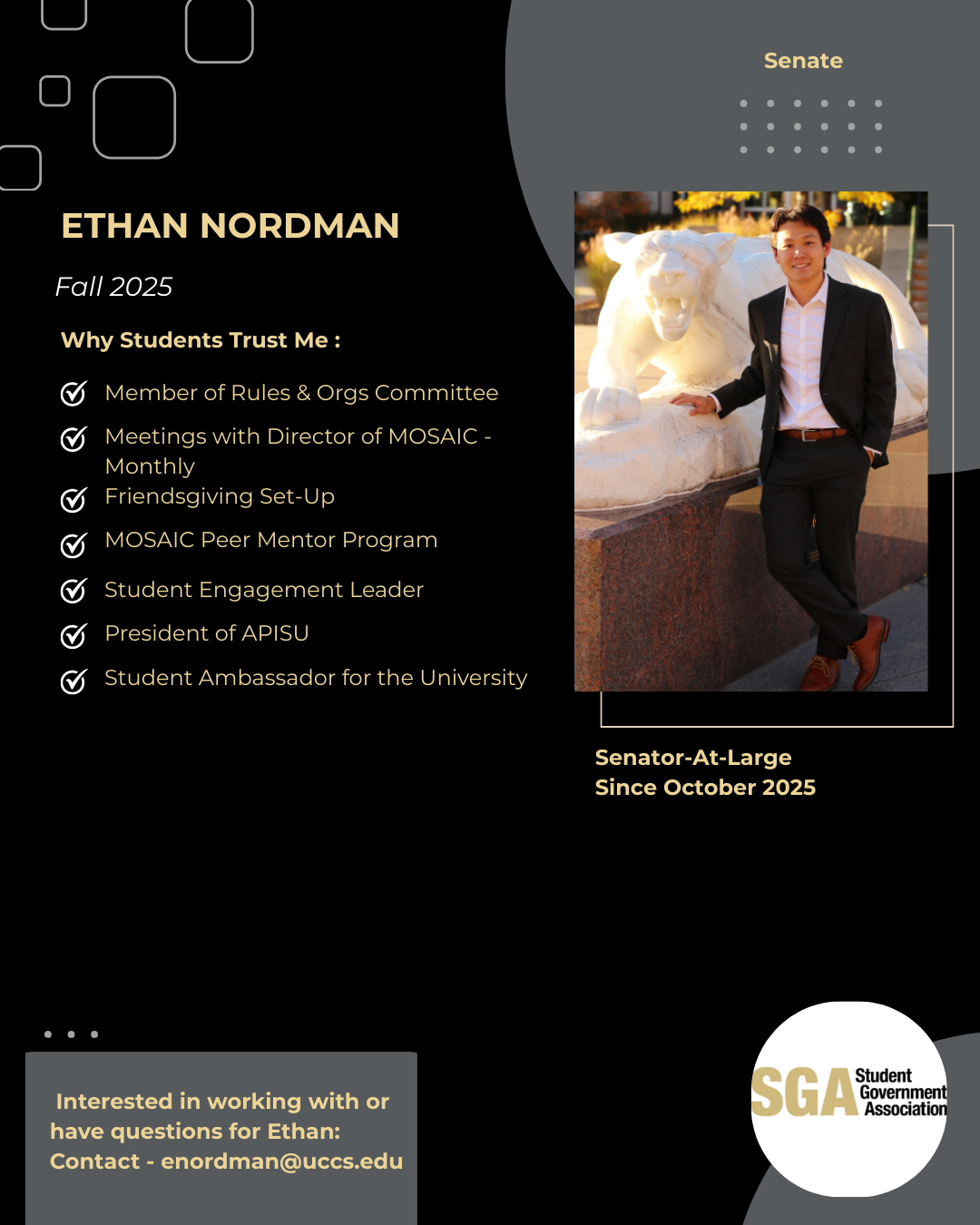 SGA Report for Ethan Nordman